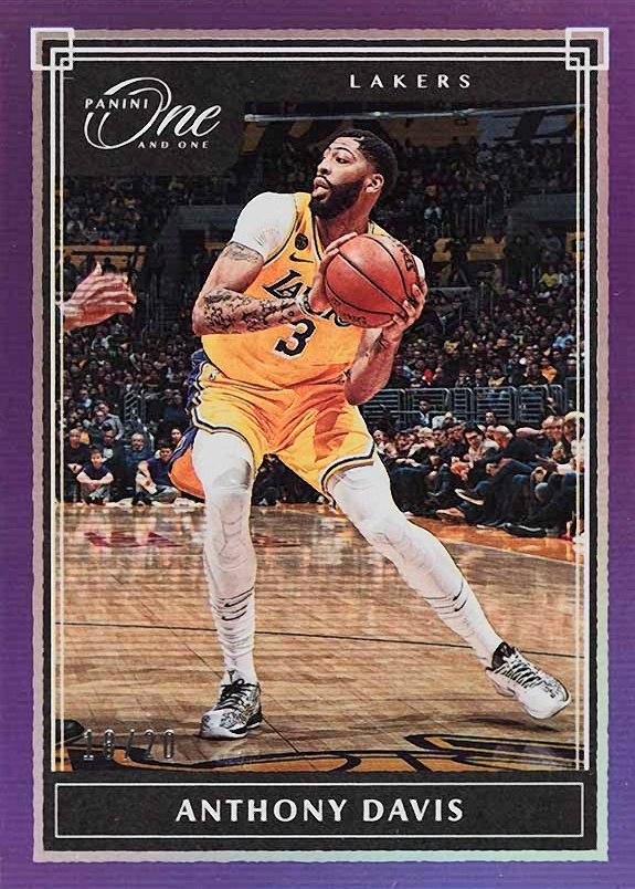 2019 Panini One and One Anthony Davis #30 Basketball Card
