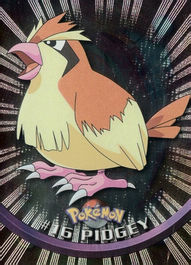 1999 Topps Pokemon TV Pidgey #16 TCG Card