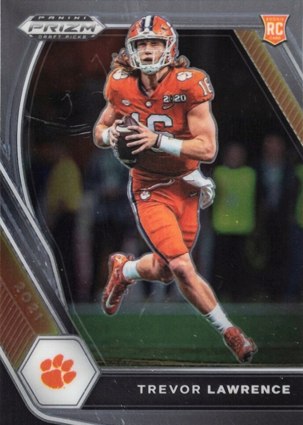 2021 Panini Prizm Draft Picks Trevor Lawrence #106 Football Card