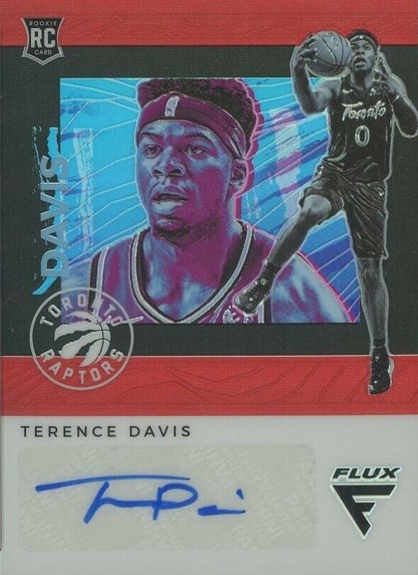 2019 Panini Chronicles Flux Rookie Autograph Terence Davis #FRTED Basketball Card