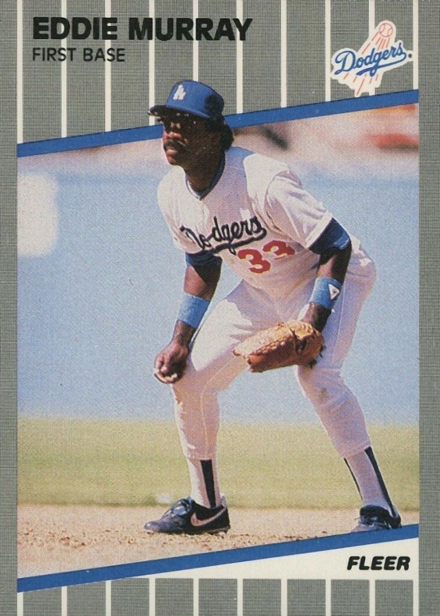 1989 Fleer Update Eddie Murray #U-92 Baseball Card