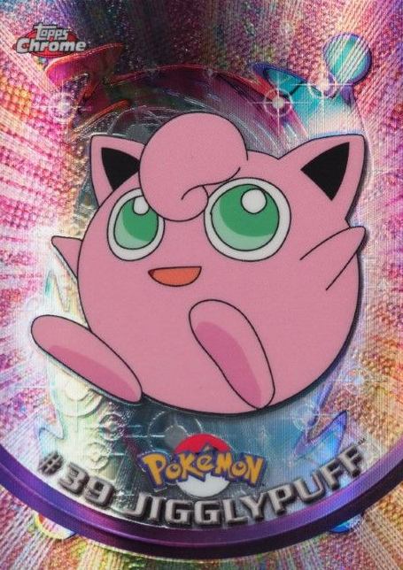 2000 Topps Chrome Pokemon T.V. Jigglypuff #39 TCG Card