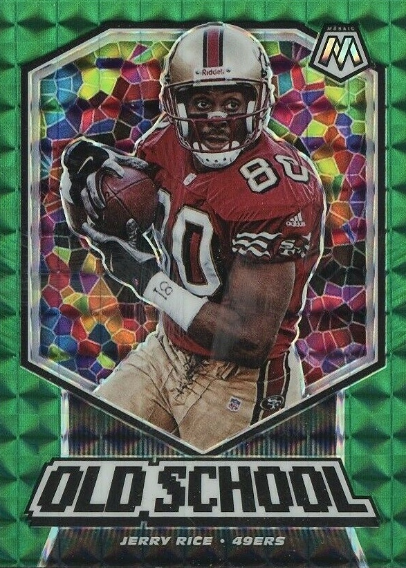 2020 Panini Mosaic Old School Jerry Rice #OS4 Football Card