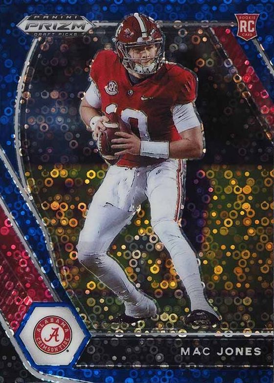 2021 Panini Prizm Draft Picks Mac Jones #104 Football Card