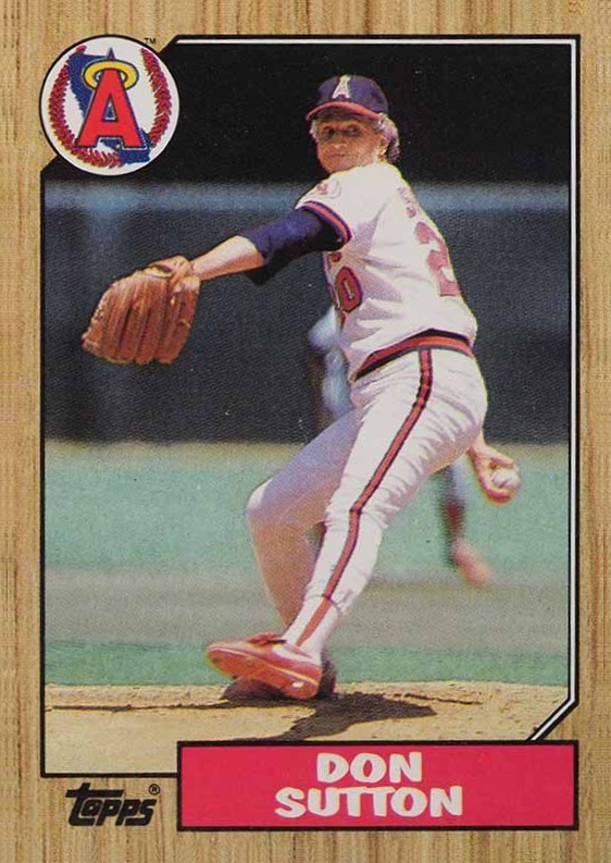 1987 Topps Don Sutton #673 Baseball Card