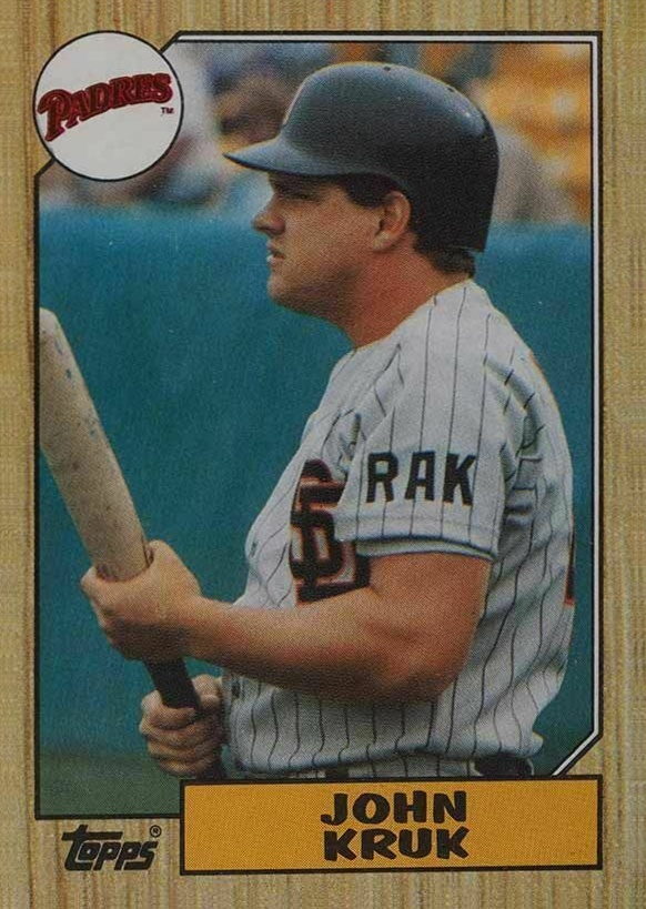 1987 Topps John Kruk #123 Baseball Card