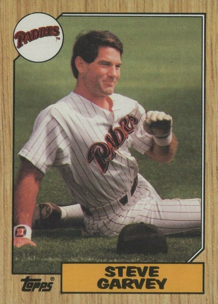 1987 Topps Steve Garvey #100 Baseball Card