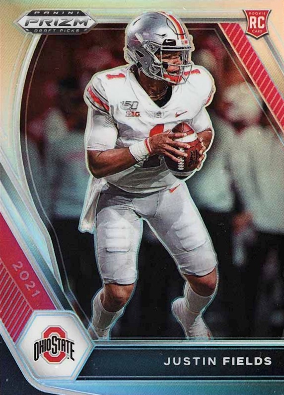 2021 Panini Prizm Draft Picks Justin Fields #121 Football Card