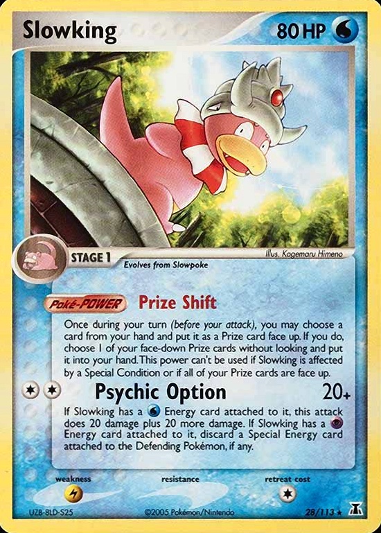 2005 Pokemon EX Delta Species Slowking #28 TCG Card