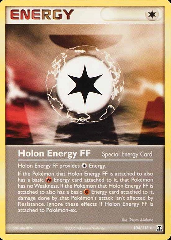 2005 Pokemon EX Delta Species Holon Energy FF #104 TCG Card