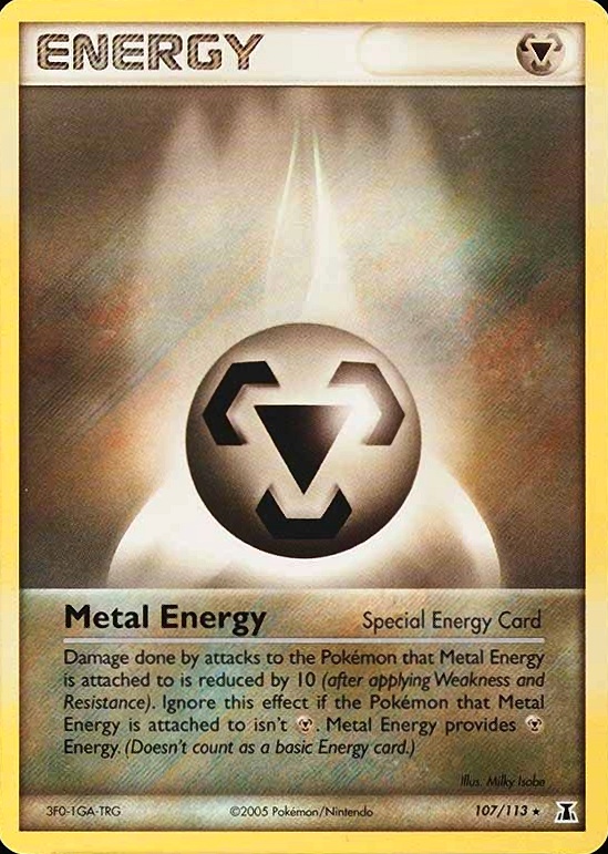 2005 Pokemon EX Delta Species Metal Energy #107 TCG Card