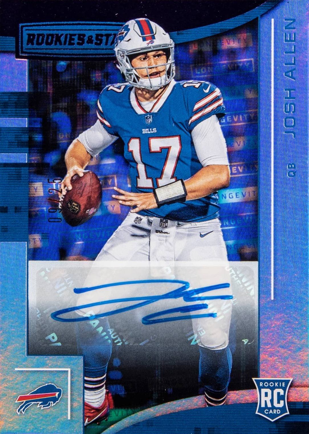 2018 Panini Rookies & Stars Josh Allen #105 Football Card