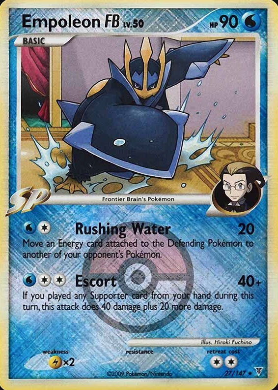 2009 Pokemon Platinum Supreme Victors Empoleon FB-Holo #27 TCG Card