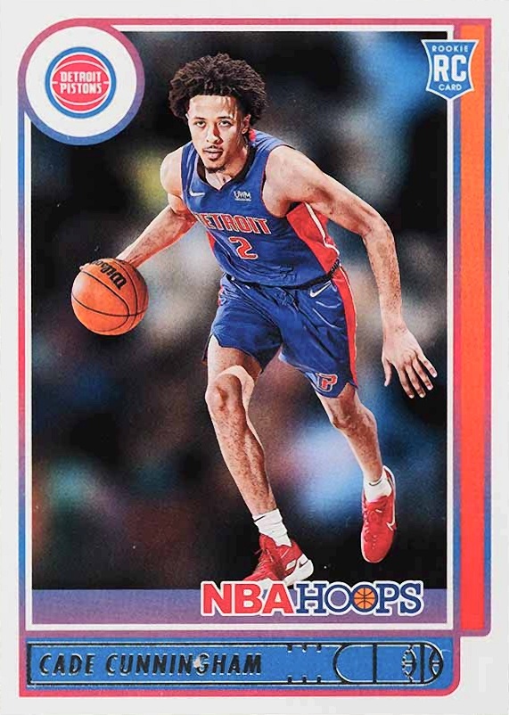 2021 Panini NBA Hoops Cade Cunningham #201 Basketball Card