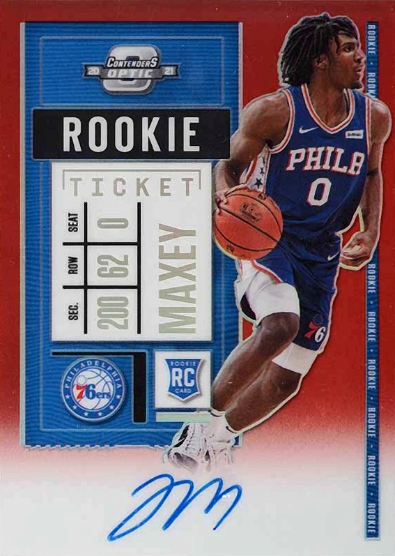 2020 Panini Contenders Optic Tyrese Maxey #120 Basketball Card