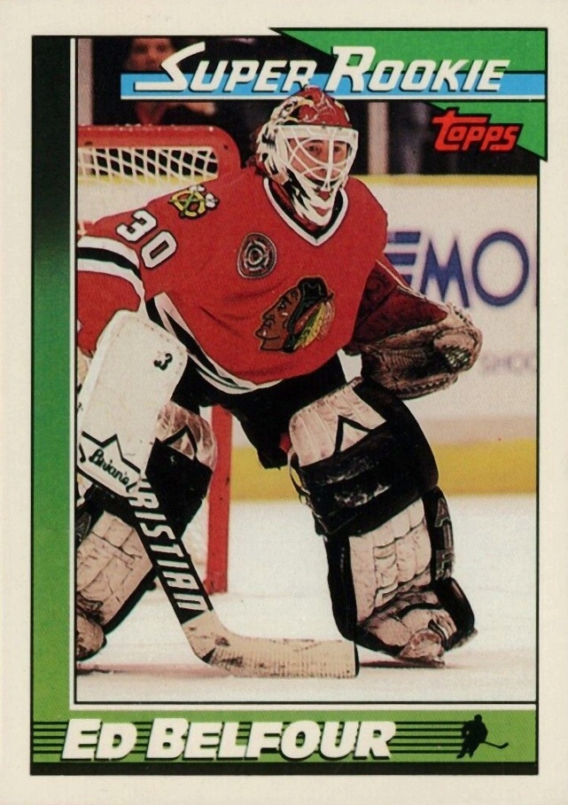 1991 Topps Ed Belfour #4 Hockey Card