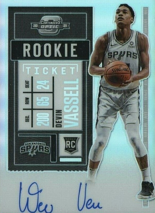 2020 Panini Contenders Optic Devin Vassell #130 Basketball Card