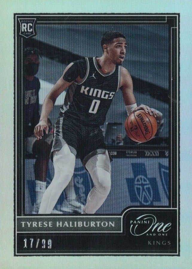 2020 Panini One and One Tyrese Haliburton #108 Basketball Card