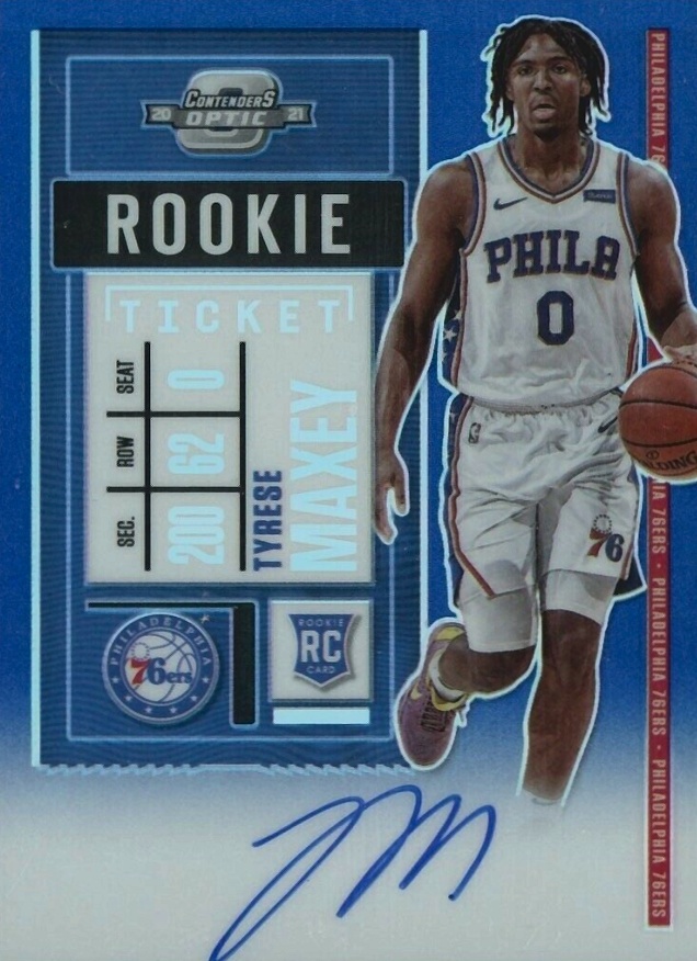 2020 Panini Contenders Optic Tyrese Maxey #120 Basketball Card