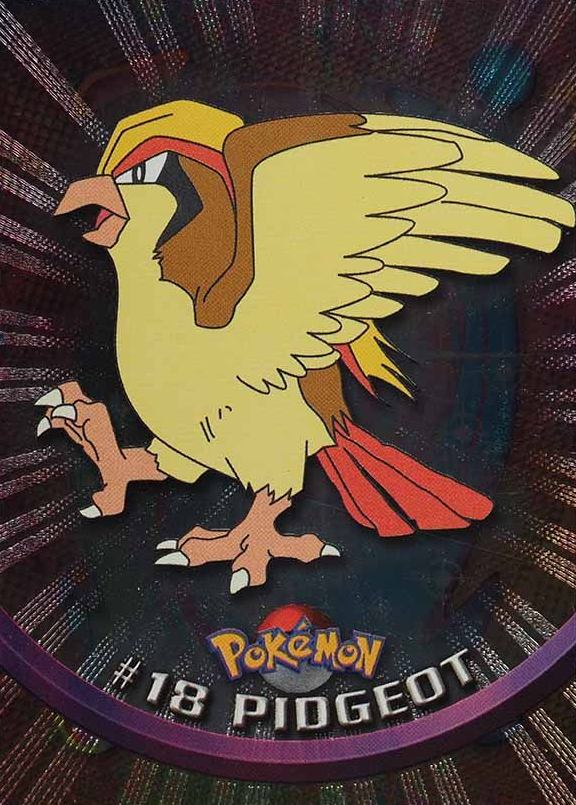 1999 Topps Pokemon TV Pidgeot #18 TCG Card