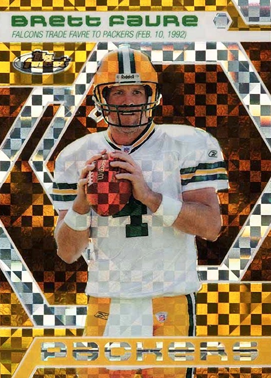 2006 Finest Favre Finest Moments Brett Favre #BF1 Football Card