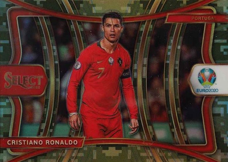 2020 Panini Select UEFA Euro Cristiano Ronaldo #136 Soccer Card