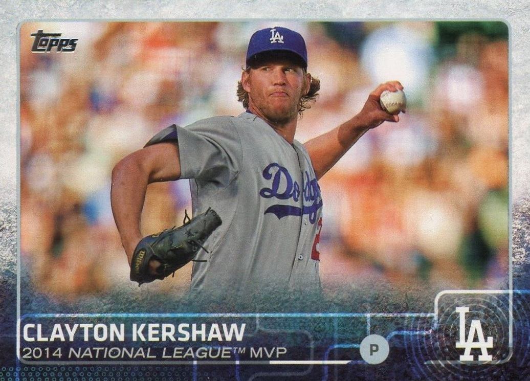 2015 Topps Clayton Kershaw #545 Baseball Card