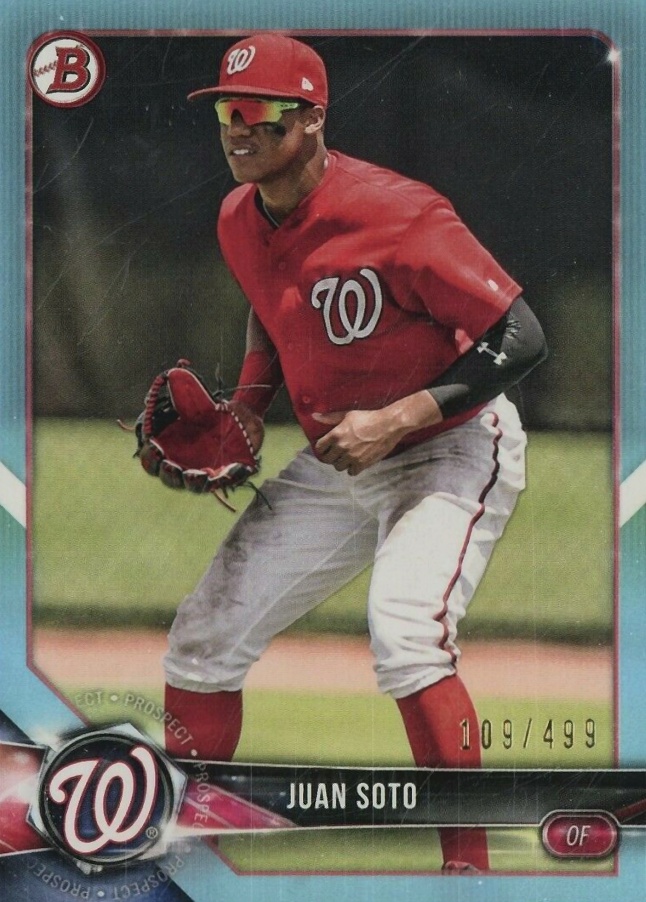 2018 Bowman Paper Prospects Juan Soto #BP52 Baseball Card