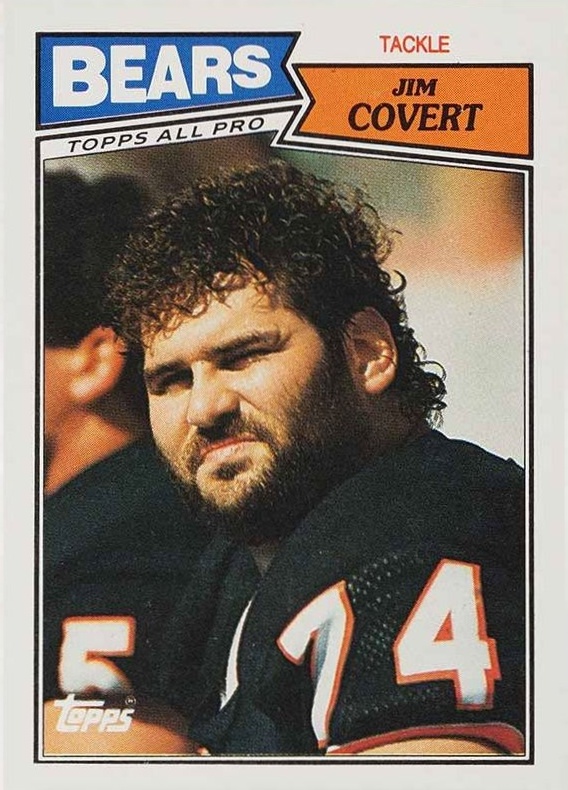 1987 Topps Jim Covert #51 Football Card