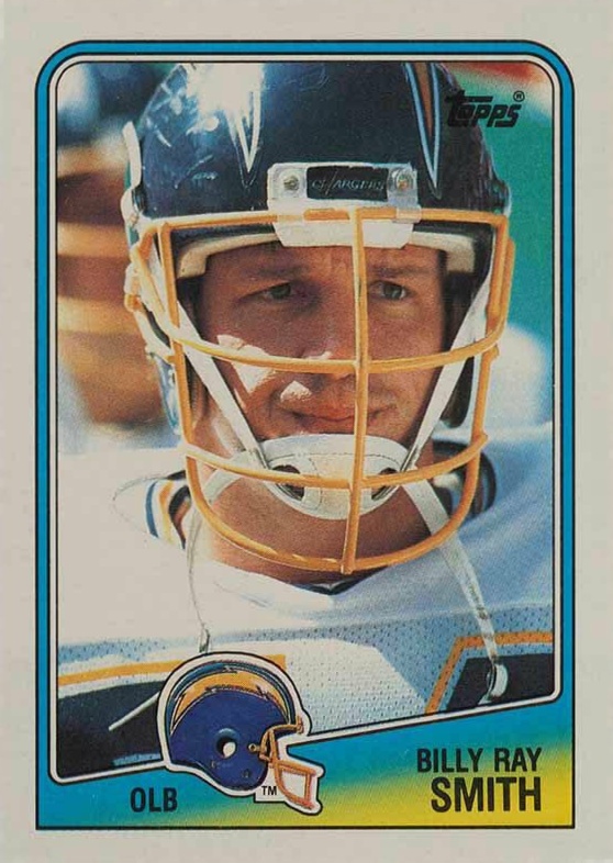 1988 Topps Billy Ray Smith #213 Football Card