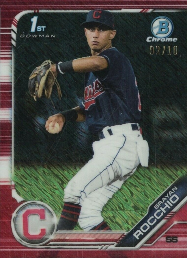 2019 Bowman Chrome Prospects Brayan Rocchio #BCP209 Baseball Card