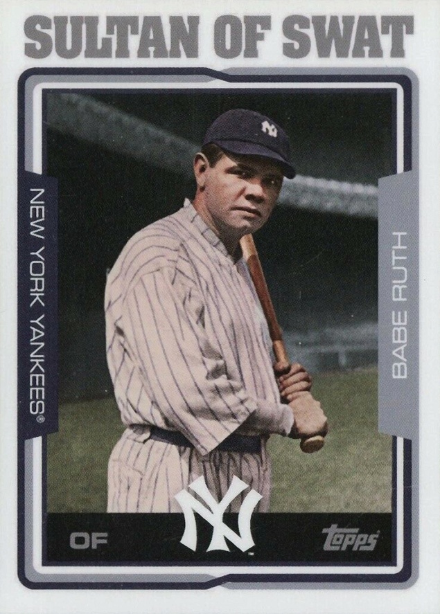 2018 Topps Throwback Thursday Babe Ruth #166 Baseball Card