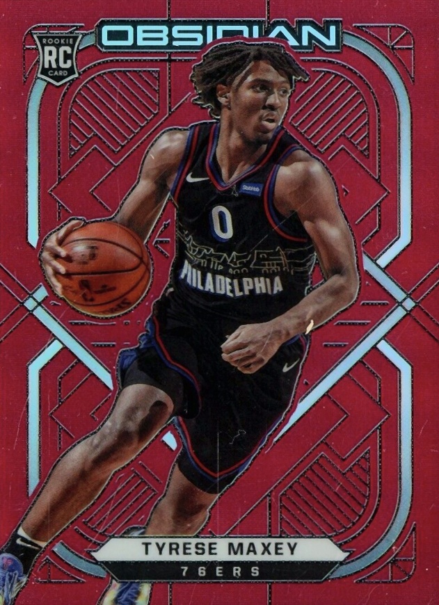 2020 Panini Obsidian Tyrese Maxey #162 Basketball Card