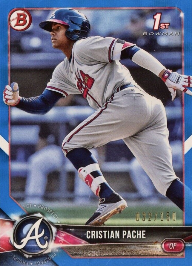 2018 Bowman Paper Prospects Cristian Pache #BP46 Baseball Card