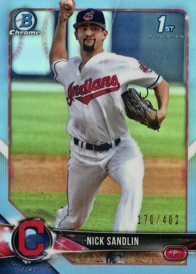 2018 Bowman Draft Nick Sandlin #BDC34 Baseball Card