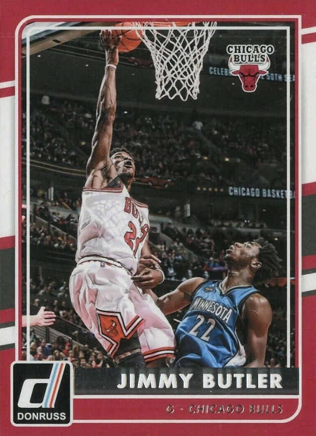 2015 Panini Donruss Jimmy Butler #74 Basketball Card