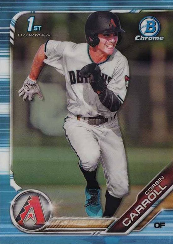 2019 Bowman Draft Corbin Carroll #BDC125 Baseball Card