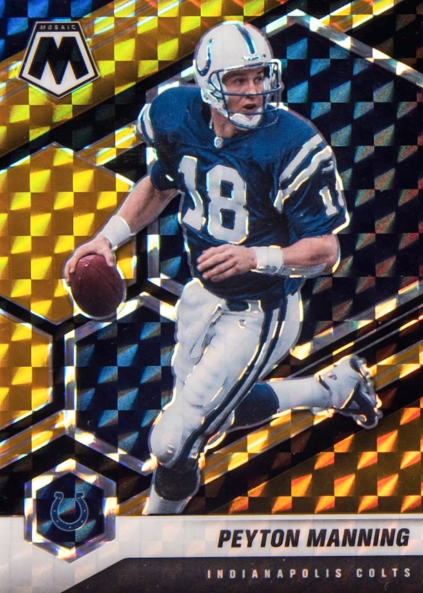 2021 Panini Mosaic Peyton Manning #91 Football Card