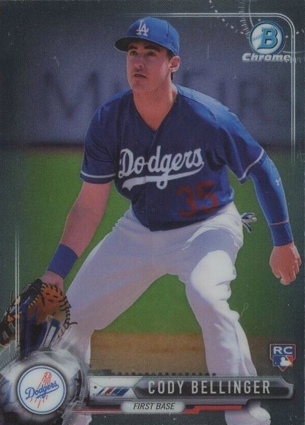 2017 Bowman Chrome Mini Cody Bellinger #27 Baseball Card