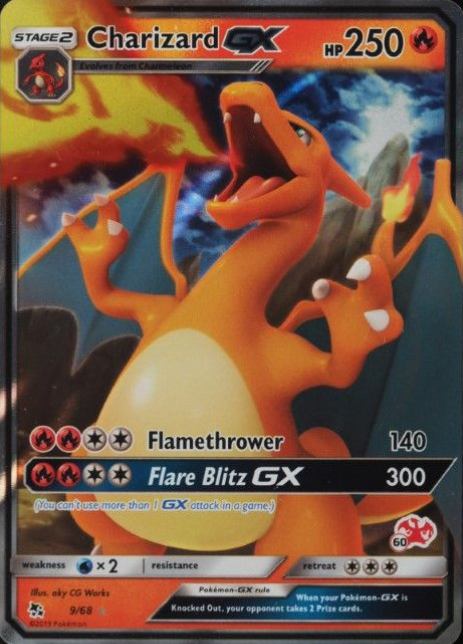 2020 Pokemon Battle Academy Charizard GX #60 TCG Card