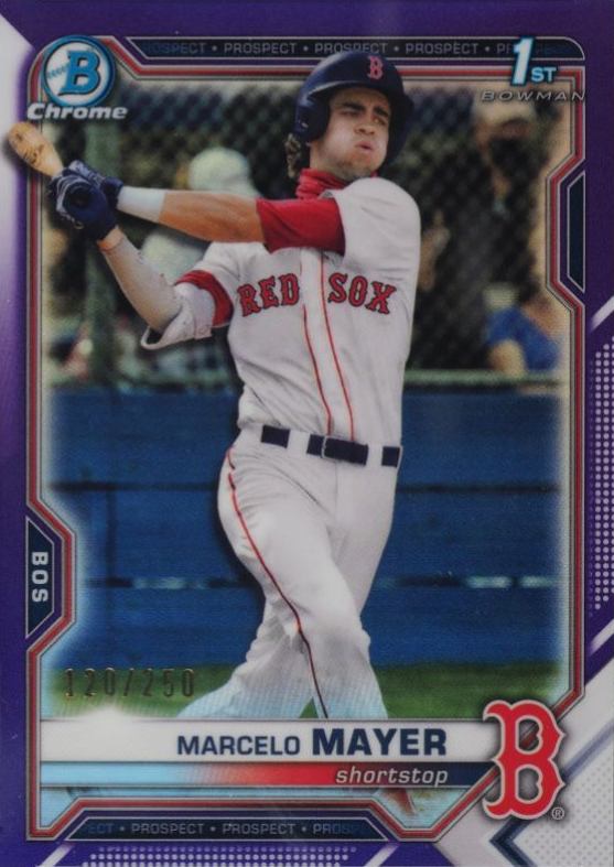 2021 Bowman Draft Marcelo Mayer #BDC174 Baseball Card