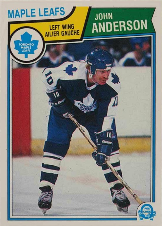 1983 O-Pee-Chee John Anderson #325 Hockey Card