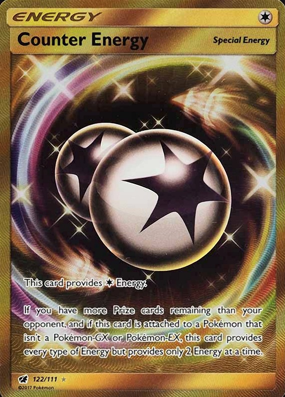 2017 Pokemon Sun & Moon Crimson Invasion Full Art/Counter Energy #122 TCG Card