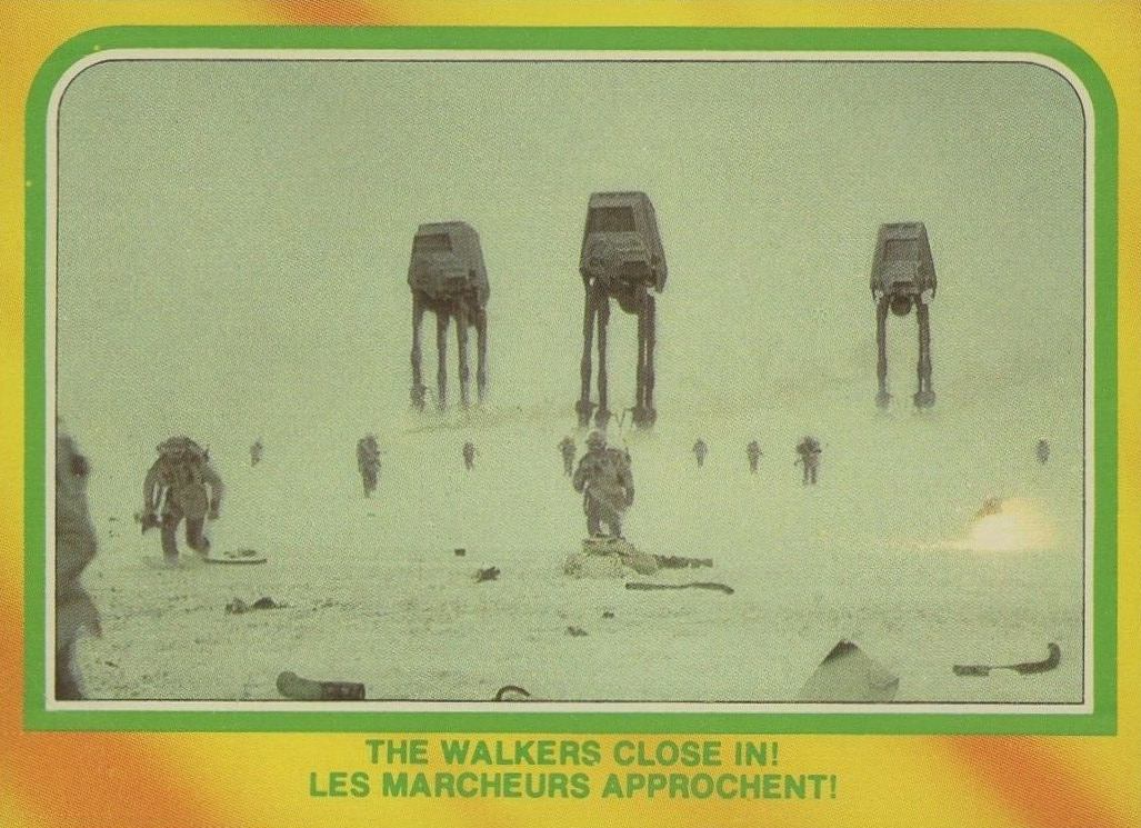 1980 Star Wars OPC Empire Strikes Back The Walkers Close.. #311 Non-Sports Card