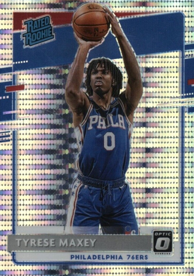 2020 Panini Donruss Optic Tyrese Maxey #171 Basketball Card