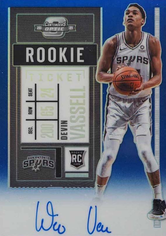 2020 Panini Contenders Optic Devin Vassell #130 Basketball Card