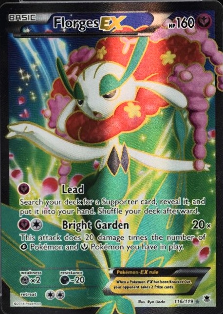 2014 Pokemon XY Phantom Forces Full Art/Florges EX #116 TCG Card