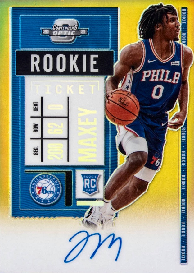 2020 Panini Contenders Optic Tyrese Maxey #120 Basketball Card