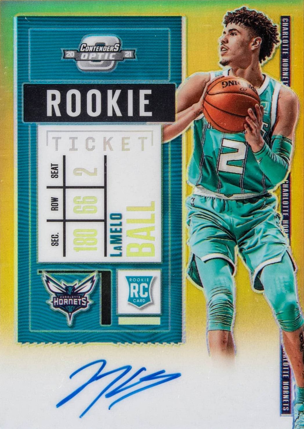 2020 Panini Contenders Optic LaMelo Ball #105 Basketball Card