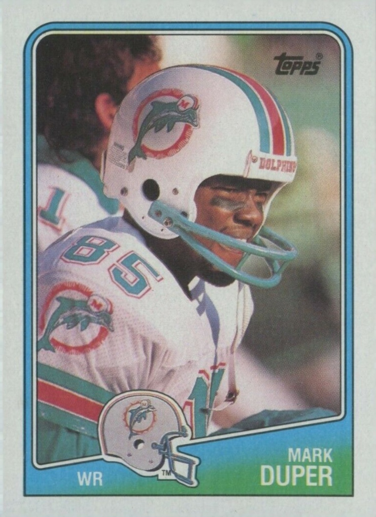 1988 Topps Mark Duper #193 Football Card